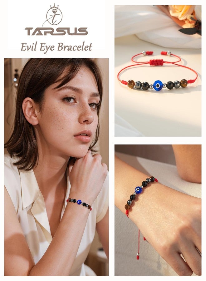 Tarsus Evil Eye Bracelets for Women Men Red String Bracelet for Women Evil Eye Jewelry Protection Charm Good Luck Gifts for Friends Coworker Sister - Image 2